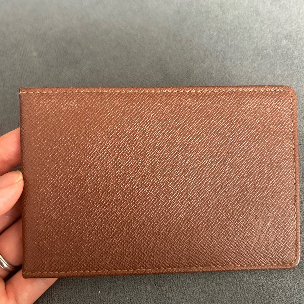 Authentic Louis Vuitton Leather Card Holder